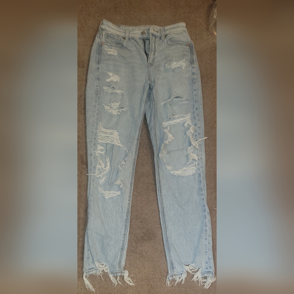 American eagle mom jeans 0